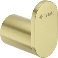 COM Ronde enkele handdoekhaak, geborsteld goud