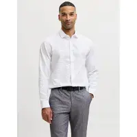 Jack & Jones Zakelijk overhemd 'JJEJoe' wit