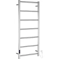 Smedbo Dry Handdoekwarmer Hoog 121,2x50cm Kubistisch FK706 - RVS - Verwarming, Radiatoren, Verticale Radiatoren - 7391447076301