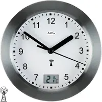 AMS - 5925 - wandklok - Analoog en Digitaal