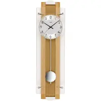 AMS radiogestuurde wandklok, met radiogestuurd uurwerk, afmetingen 17x66x10 cm, modelnummer 5259/18