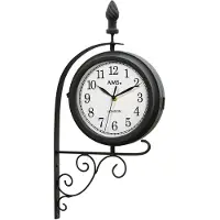 AMS quartz wandklok, quartz uurwerk, 24x54x9 cm, modelnummer 9433
