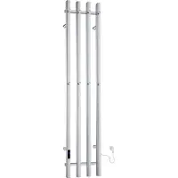 Smedbo Elektrische Handdoekradiator Dry Verticaal 30x150 cm 120W RVS Gepolijst