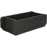 Novaliv houten kist vintage zwart 30 x 15 x 10 cm oude baksteenvorm hout EENKAMER universele kist van gerecycled oud hout Elke vorm is uniek - geschenkdoos
