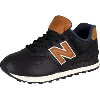 New Balance 574 sneakers zwart/cognac | Maat: 42