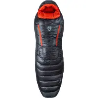 Nemo - Trekking slaapzakken - Riff Mens 15 Goodnight Gray voor Unisex - Maat Regular - Grijs