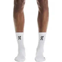 ON - Trail / Running kleding - Core Run Sock High 2P White voor Heren van Gerecycled Polyester - Maat S - Wit