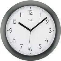 AMS Zendergestuurde wandklok F5845