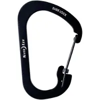 Nite Ize Carabiner #6 Slidelock Black Zwart