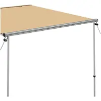 vidaXL Luifel voor camper en caravan 2x2,5x2,15 m beige