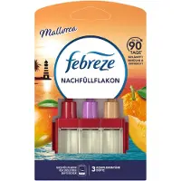 Febreze 3Volution Navulling - Mallorca - 20 ml - Navulverpakking - 3 afwisselende geuren - Gaat tot 90 Dagen mee