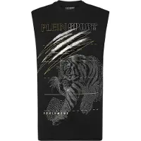Plein sport Shirt 'Tiger' grijs / zwart / wit