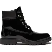 Timberland Premium 6 Inch Lace Up Waterproof Boot Black Patent Leather Size: 39.5 | Boots Outlet | Dames | Zwart