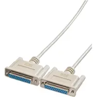 Roline Premium seriële RS232 kabel 25-pins SUB-D (v) - 25-pins SUB-D (v) / gegoten connectoren - 1,8 meter