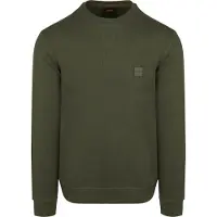 BOSS Sweatshirt 'Westart' olijfgroen