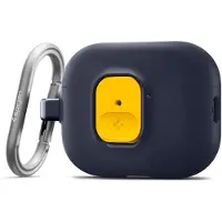Spigen Hoesje Geschikt voor AirPods Pro 3 - Nano Pop Case met Karabijnhaak Blueberry