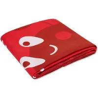 Swim Essentials Handdoek - Microfiber - 135x65 cm - Rode Krab - - OneSize - Handdoeken