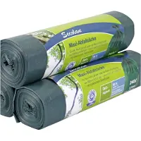 Secolan 1x5 Secolan Maxi-Afvalzakken 240 l groen/zwart