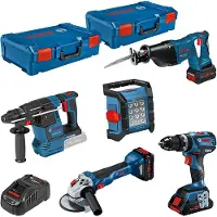 Bosch 5 Toolkit 18V 0615990M2X combiset