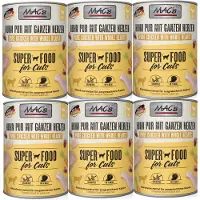 Macs Kattenvoer Natvoer Blik - 96% Kippenvlees en Kippenhartjes - 6 x 400g