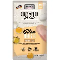 Macs kittenvoer kip & ei - superfood voor kitten 6 x 100g