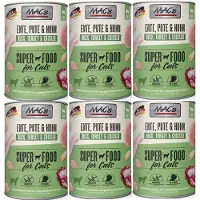 Macs Kattenvoer Natvoer Blik - 99% Eend, Kalkoen en Kip - 6 x 400g