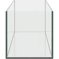 vidaXL - Aquarium - met - opslag - Doorzichtig - 80 - x - 20 - x - 20 - cm - Glas