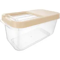 Orion Beige opbergdoos voor capsules, poeder en levensmiddelen, 7,5 liter