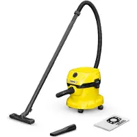Kärcher WD 2 Plus V-12/4/18 Nat-en Droogzuiger - 1000 W - 12 liter - Schuimfilter - Stofzuiger geschikt voor auto - garage
