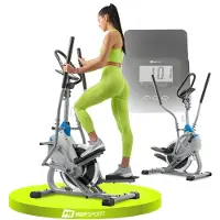 Hop-Sport HS-400B Icon – Cross Stepper – 7 kg Vliegwiel – 2-in-1 Elliptical & Stepper – Trainingscomputer