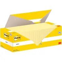 Post-It Memoblok 3M 654-CY 76x76mm geel voordeelpak