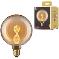 Paulmann LED lamp E27 3,5W Helix 1.800K G125 goud, E27 LED-lamp