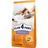 Club 4 paws premium droogvoer met kip - indoor 4 in 1 adult cats 14 kg