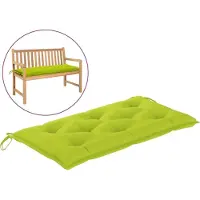 vidaXL Tuinbankkussen 100x50x7 cm oxford stof heldergroen