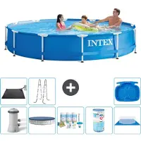 Intex Framezwembad, rond - 366x76 cm - 9-delig, model S41770