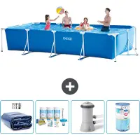 Intex Rechthoekig zwembad - 450x220x84 cm - 5-delig - Model S40243