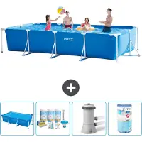 Intex Rechthoekig zwembad - 450x220x84 cm - 5-delig - Model S40244