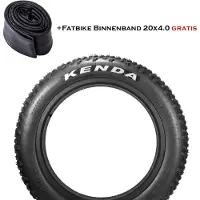 Kenda Fatbike Buitenband 20 X 4.0 – Extra Grip & Duurzaam – Geschikt Voor V20pro Super73 Engwe Ouxi V8