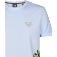Petrol Industries Heren shirt m-2060-tsr673 5196 sky