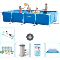 Intex Rechthoekig zwembad - 450x220x84 cm - 6-delig - Model S40307