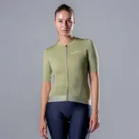 Acelera Essential Wielershirt - Fietsshirt Dames Korte Mouw - Wielrenshirt - Fietskleding - Pistache - Maat 2XL