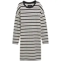 Tom Tailor - Gestreept nachthemd - Maat 38 - grey-dark-horizontal stripe