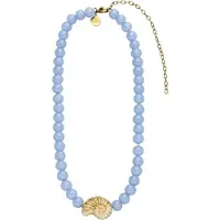 Purelei Ketting 'Blue Lagoon' blauw / goud
