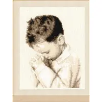 Vervaco - Telpakket kit - Sepia - Biddende jongen - PN-0162064 - Borduren - Borduurpakket - Borduurpakket volwassenen