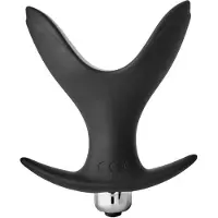 Dreamtoys FANTASSTIC VIBRATING ANAL ANCHOR PLUG BLACK