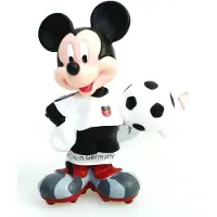 BULLYLAND Mickey Mouse speelfiguurtje in voetbal tenue - Bullyworld - 6,5 cm