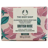The Body Shop Britse Rozen Reinigingszeep - Verfrissend voor Alle Huidtypen - Vegan - 100g