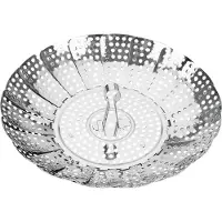 Sonstiges - Groentenstomer - Opvouwbare Stoommand - RVS - Vaatwasserbestendig - 14-23cm