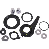 Shimano Montuurset 7r45 Staal Zwart 9 Delig