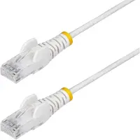 StarTech.com .com N6PAT100CMWHS, 1 meter, Cat6, U/UTP (UTP), RJ-45, RJ-45, Wit